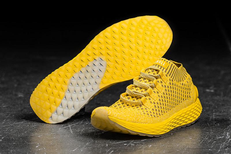 Lemon Nobull Drop Knit Runner Men's Running Shoes | CA S1104G